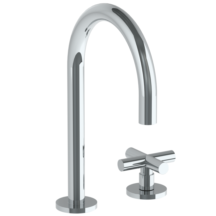 WATERMARK Loft 23 Deck Mounted 2 Hole Gooseneck Lavatory Set 23-1.3-L9 (ON SALE)