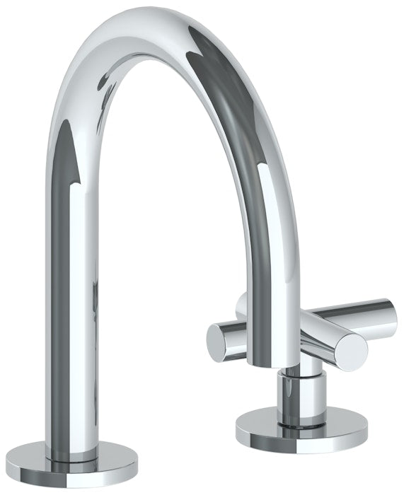 WATERMARK Loft 23 Deck Mounted 2 Hole Gooseneck Lavatory Set with Short Spout 23-1.3S-L9 (ON SALE)