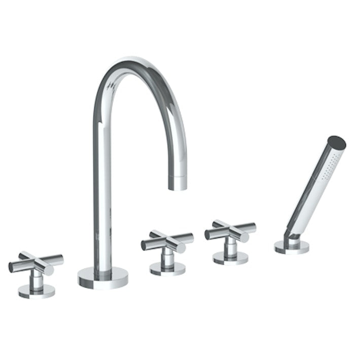 WATERMARK Loft 23 Deck Mounted 5 Hole Gooseneck Bath set 23-8.1-L9 (ON SALE)