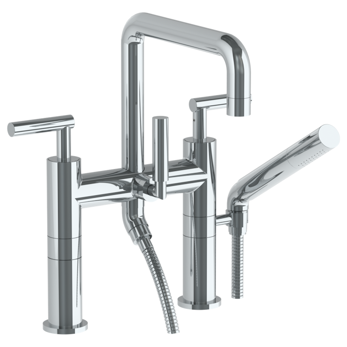 WATERMARK Loft 23 Deck Mounted Exposed Square Bath Set with Hand Shower 23-8.26.2-L8 (ON SALE)