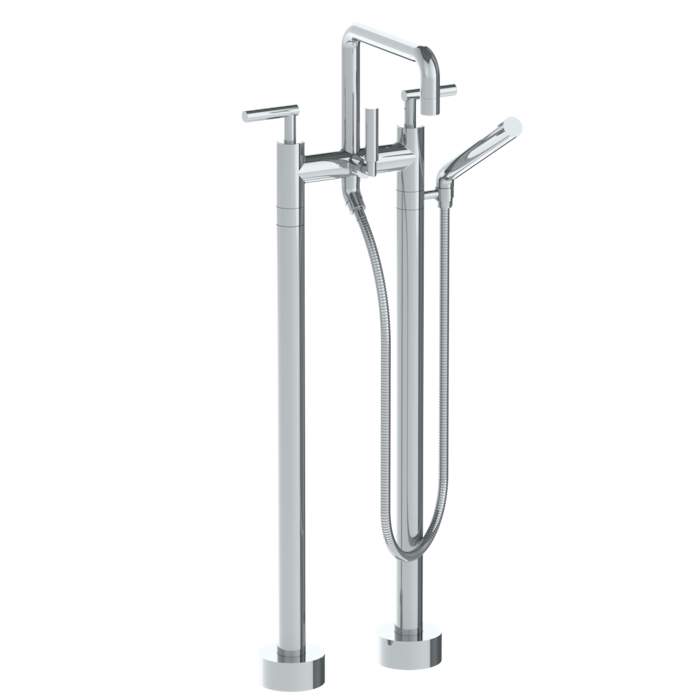 WATERMARK Loft 23 Floor Standing Bath set with Square Spout and Slim Hand Shower 23-8.26.3-L8 (ON SALE)