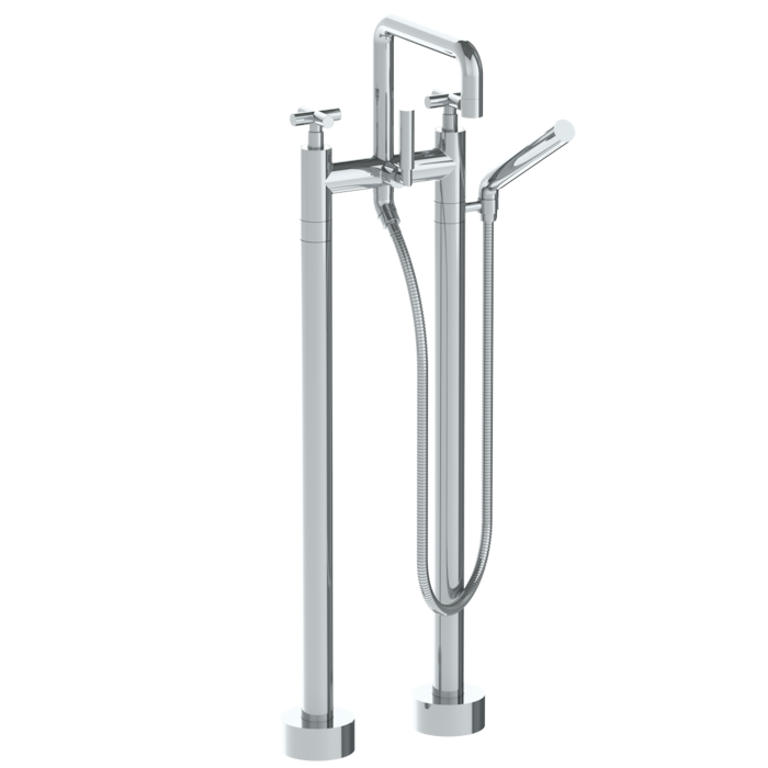 WATERMARK Loft 23 Floor Standing Bath set with Square Spout and Slim Hand Shower 23-8.26.3-L9 (ON SALE)