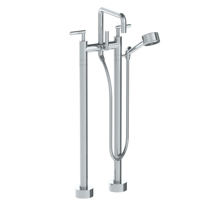 WATERMARK Loft 23 Floor Standing Bath set with Square Spout and Volume Hand Shower 23-8.26.3V-L8 (ON SALE)