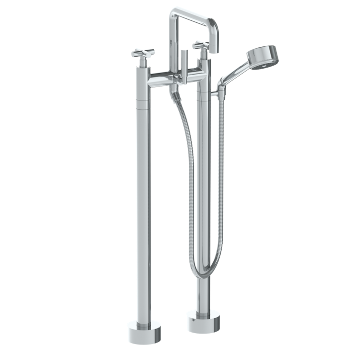 WATERMARK Loft 23 Floor Standing Bath set with Square Spout and Volume Hand Shower 23-8.26.3V-L9 (ON SALE)
