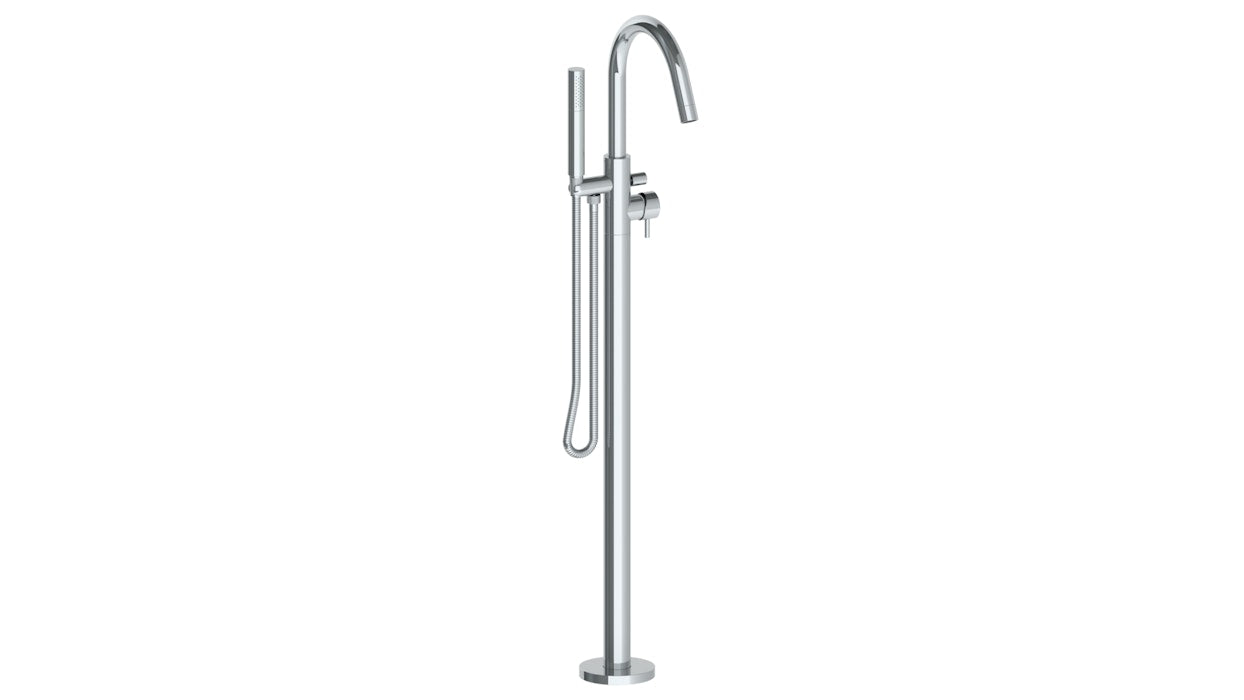 WATERMARK Loft 23 Single Hole Floor Standing Gooseneck Bath set with Hand Shower 23-8.8G-L8 (ON SALE)