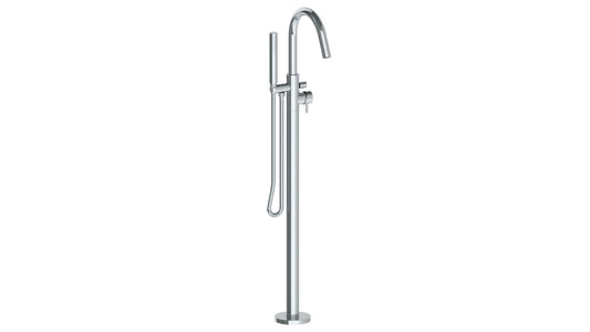 WATERMARK Loft 23 Single Hole Floor Standing Gooseneck Bath set with Hand Shower 23-8.8G-L8 (ON SALE)
