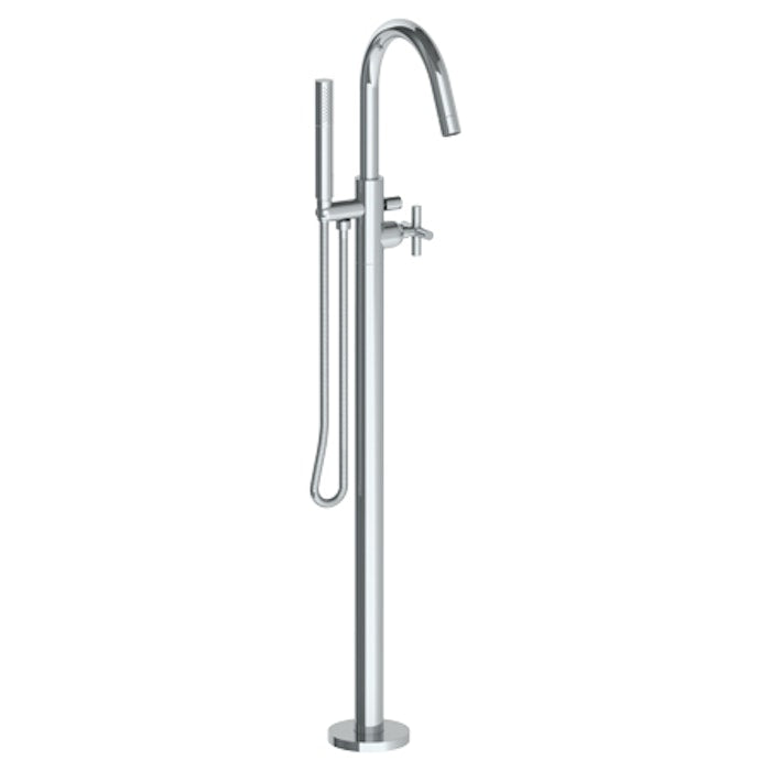 WATERMARK Loft 23 Single Hole Floor Standing Gooseneck Bath set with Hand Shower 23-8.8G-L9 (ON SALE)