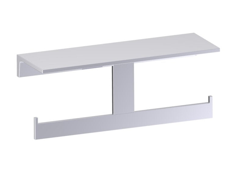 Kartners Berlin Shelf w/ Double Toilet Paper Holder (PLEASE CALL US FOR SPECIAL PRICING)
