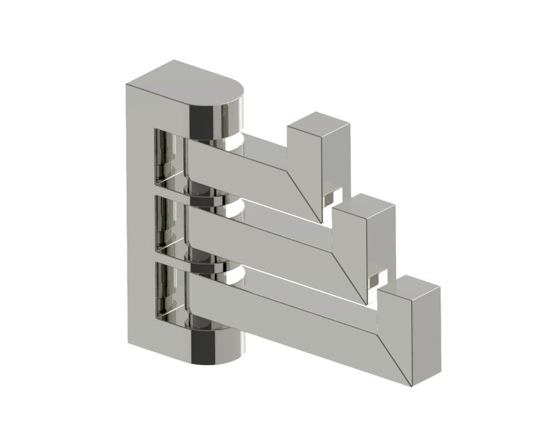 Kartners London Triple Robe Hook - Pivoting (PLEASE CALL US FOR SPECIAL PRICING)