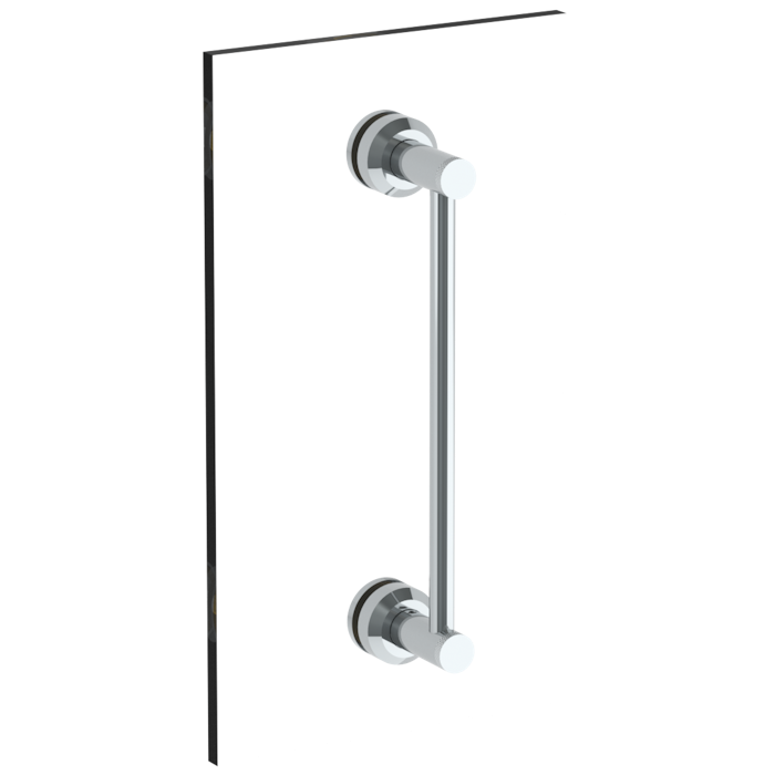 WATERMARK Titanium 22 Urbane 12" Double Shower Door Pull / Glass Mount Towel Bar 25-0.1-12GDP (ON SALE)