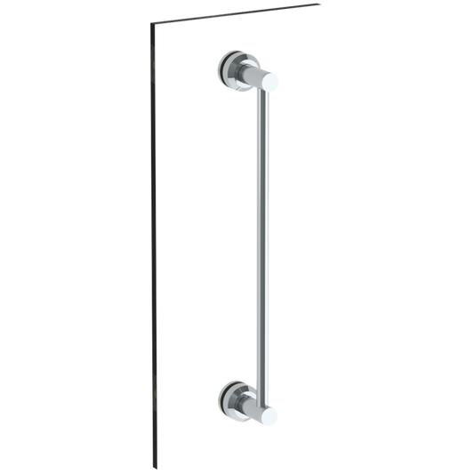 WATERMARK Titanium 22 Urbane 18" Double Shower Door Pull / Glass Mount Towel Bar 25-0.1-18GDP (ON SALE)