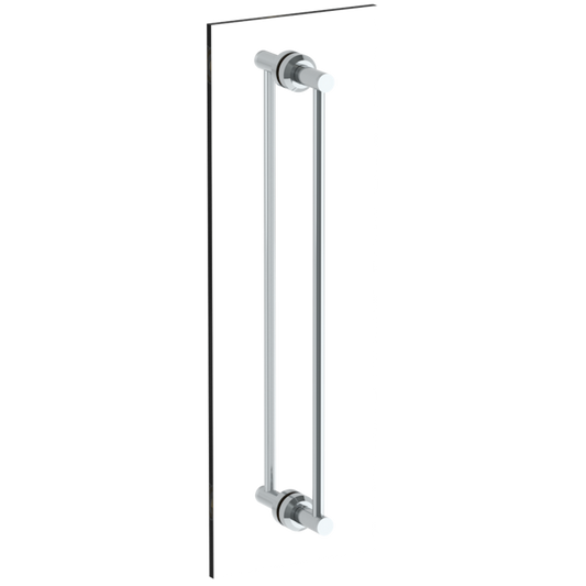 WATERMARK Titanium 22 Urbane 24" Double Shower Door Pull / Glass Mount Towel Bar 25-0.1A-DDP (ON SALE)