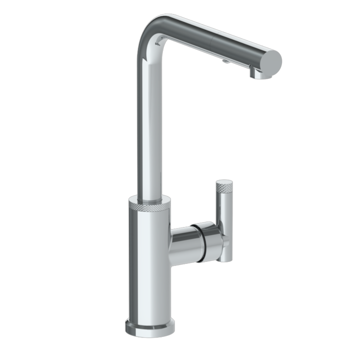 WATERMARK Urbane 25 Deck Mounted 1 Hole Square Top Kitchen Faucet with Pull Out Spray - High Spout 25-7.3P1-IN14 (ON SALE)