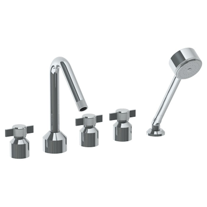 WATERMARK Urbane 25 Deck Mounted 5 Hole Bath set with Angled Spout 25-8.1-IN16 (ON SALE)