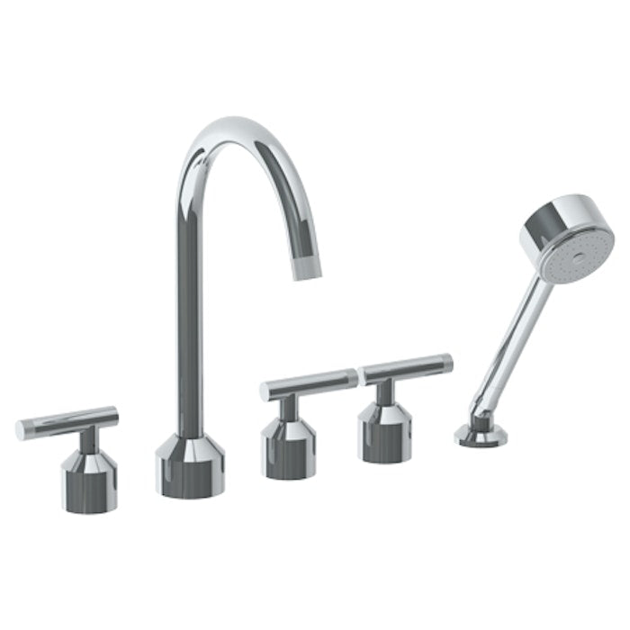 WATERMARK Urbane 25 Deck Mounted 5 Hole Bath set with Gooseneck Spout 25-8G.1-IN14 (ON SALE)