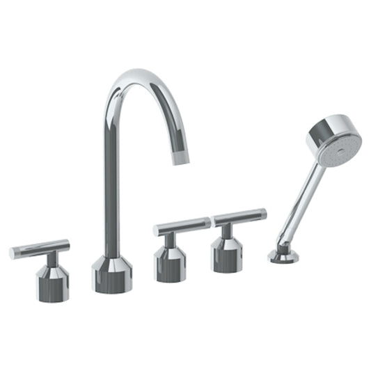 WATERMARK Urbane 25 Deck Mounted 5 Hole Bath set with Gooseneck Spout 25-8G.1-IN14 (ON SALE)
