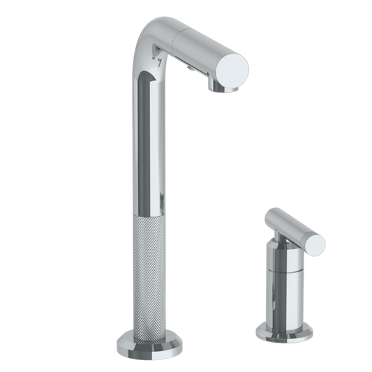 WATERMARK Urbane 25 Deck Mounted 2 Hole Square Top Prep Faucet with Pull Out Spray 25-9.1.3P1-IN14V (ON SALE)