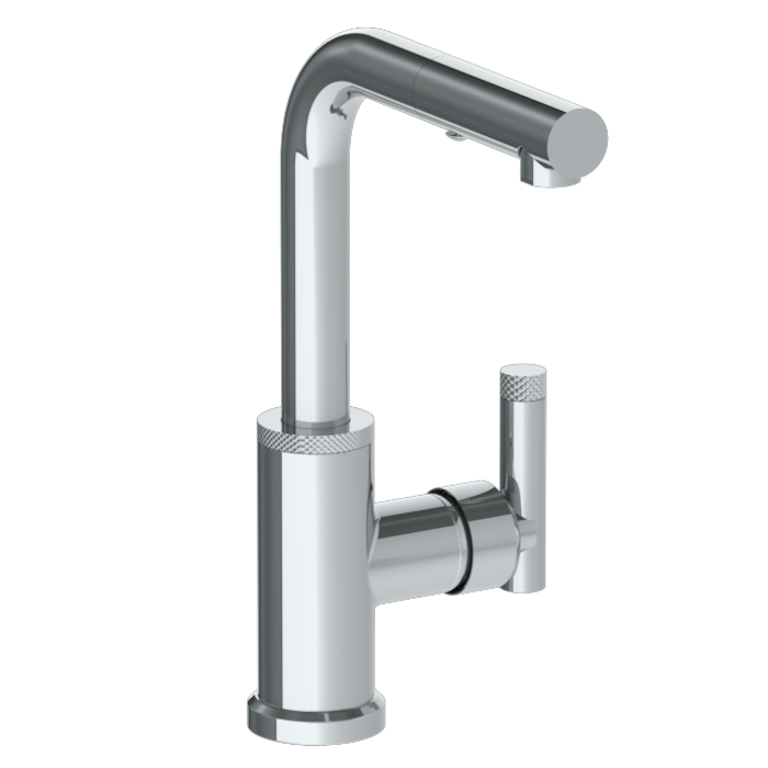 WATERMARK Urbane 25 Deck Mounted 1 Hole Square Top Prep Faucet with Pull Out Spray 25-9.3P1-IN14 (ON SALE)