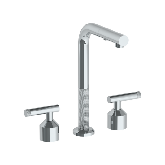 WATERMARK Urbane 25 Deck Mounted 3 Hole Square Top Prep Faucet with Pull Out Spray 25-9P3-IN14 (ON SALE)