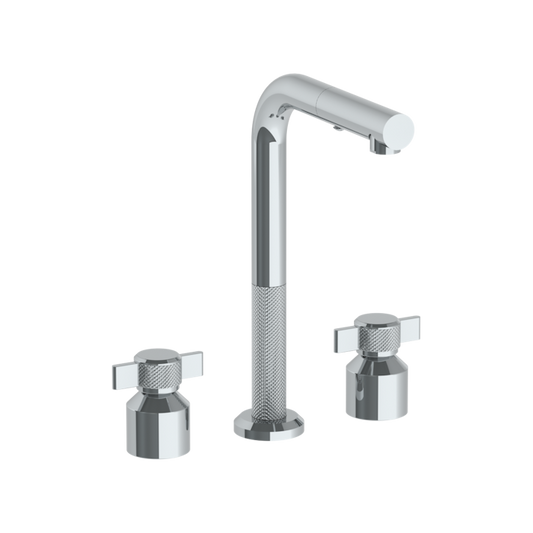 WATERMARK Urbane 25 Deck Mounted 3 Hole Square Top Prep Faucet with Pull Out Spray 25-9P3-IN16 (ON SALE)