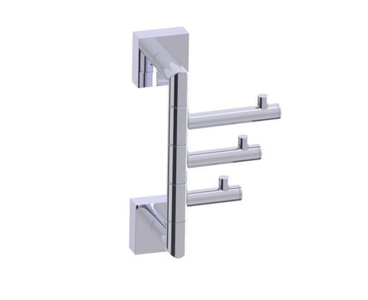 Kartners Triple Robe Hook - Swivel (PLEASE CALL US FOR SPECIAL PRICING)