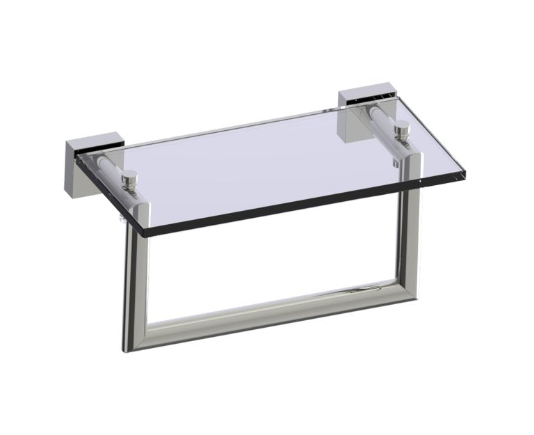 Kartners Madrid Glass Shelf with Towel Rail (PLEASE CALL US FOR SPECIAL PRICING)