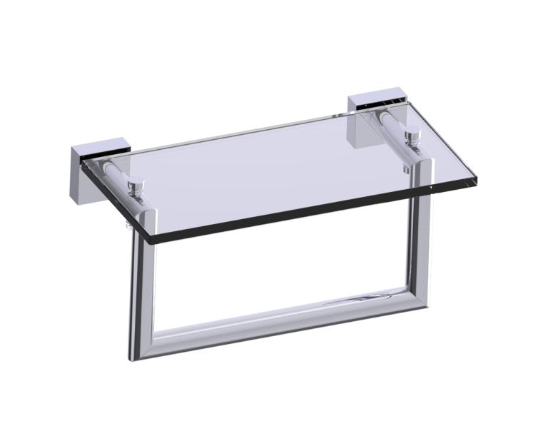 Kartners Madrid Glass Shelf with Towel Rail (PLEASE CALL US FOR SPECIAL PRICING)