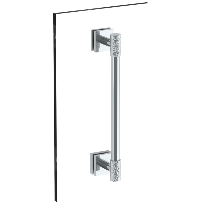 WATERMARK Sense 27 Sense 12" Shower Door Pull With Knob / Glass Mount Towel Bar with Hook 27-0.1-12SDP (ON SALE)