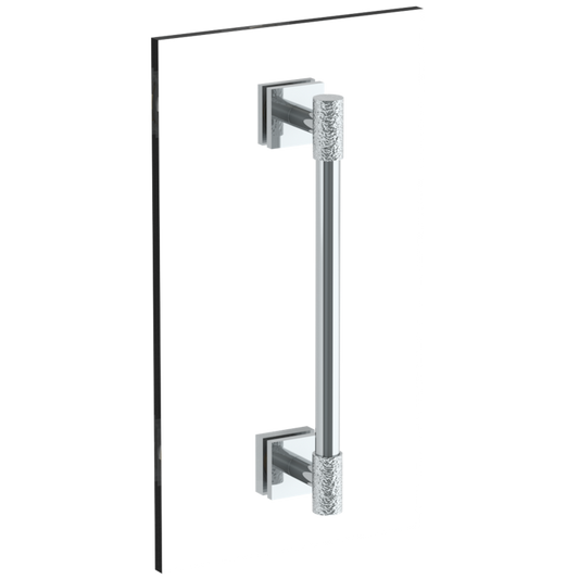 WATERMARK Sense 27 Sense 12" Shower Door Pull With Knob / Glass Mount Towel Bar with Hook 27-0.1-12SDP (ON SALE)