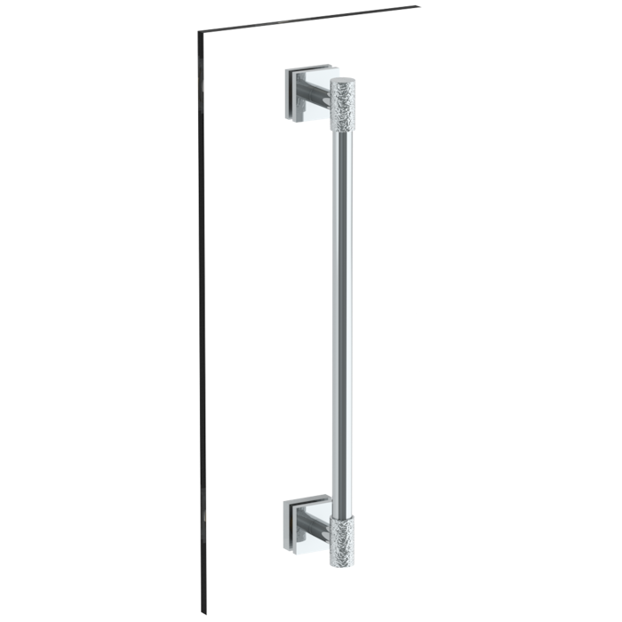 WATERMARK Sense 27 Sense 18" Shower Door Pull With Knob / Glass Mount Towel Bar with Hook 27-0.1-18SDP (ON SALE)