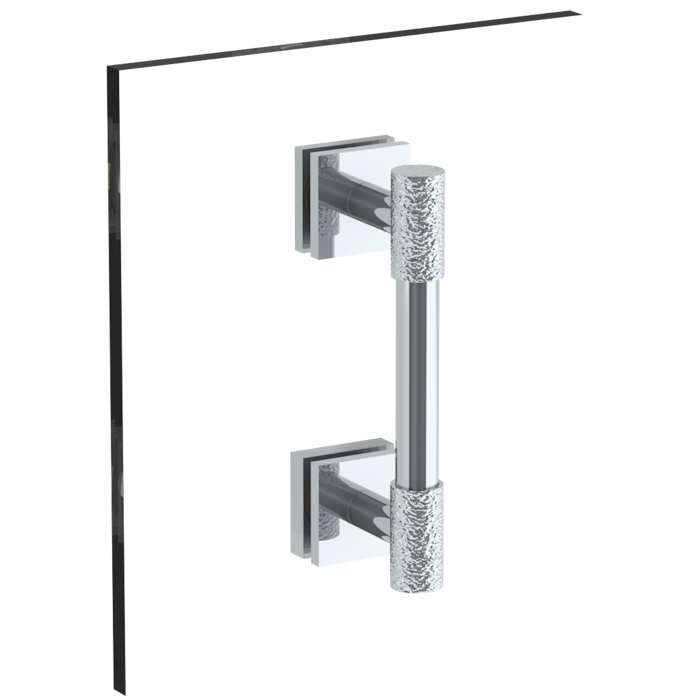 WATERMARK Sense 27 Sense 6" Shower Door Pull With Knob / Glass Mount Towel Bar with Hook 27-0.1-6SDP (ON SALE)