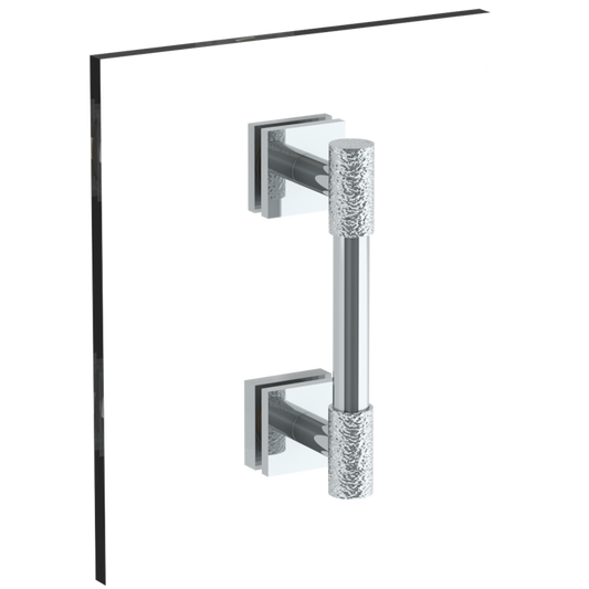 WATERMARK Sense 27 Sense 6" Shower Door Pull With Knob / Glass Mount Towel Bar with Hook 27-0.1-6SDP (ON SALE)
