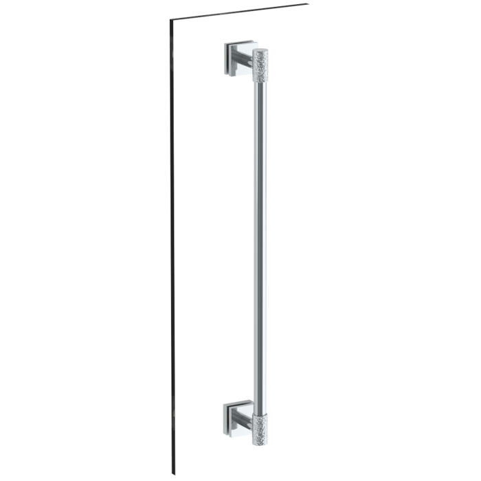 WATERMARK Sense 27 Sense 24" Shower Door Pull With Knob / Glass Mount Towel Bar with Hook 27-0.1A-SDP (ON SALE)