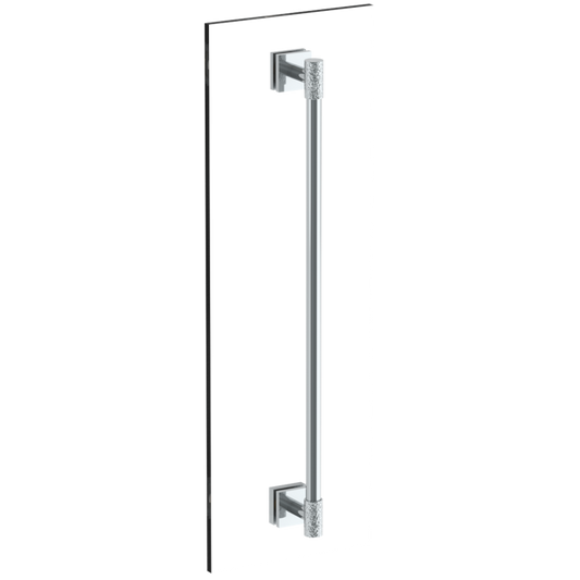 WATERMARK Sense 27 Sense 24" Shower Door Pull With Knob / Glass Mount Towel Bar with Hook 27-0.1A-SDP (ON SALE)