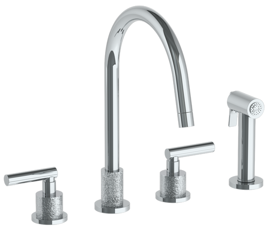 WATERMARK Sense 27 Deck Mounted 4 Hole Kitchen Set - Includes Side Spray 27-7.1-CL14 (ON SALE)