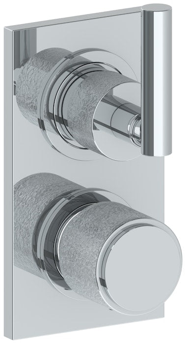 WATERMARK Sense 27 Wall Mounted Mini Thermostatic Shower Trim with built-in control, 3 1/2" X 8" 27-T25-CL14 (ON SALE)