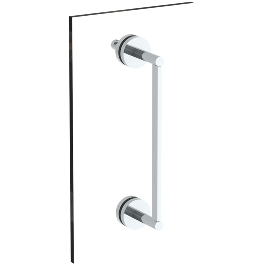 WATERMARK Brooklyn 31 Brooklyn 12" Shower Door Pull With Knob / Glass Mount Towel Bar with Hook 31-0.1-12SDP (ON SALE)