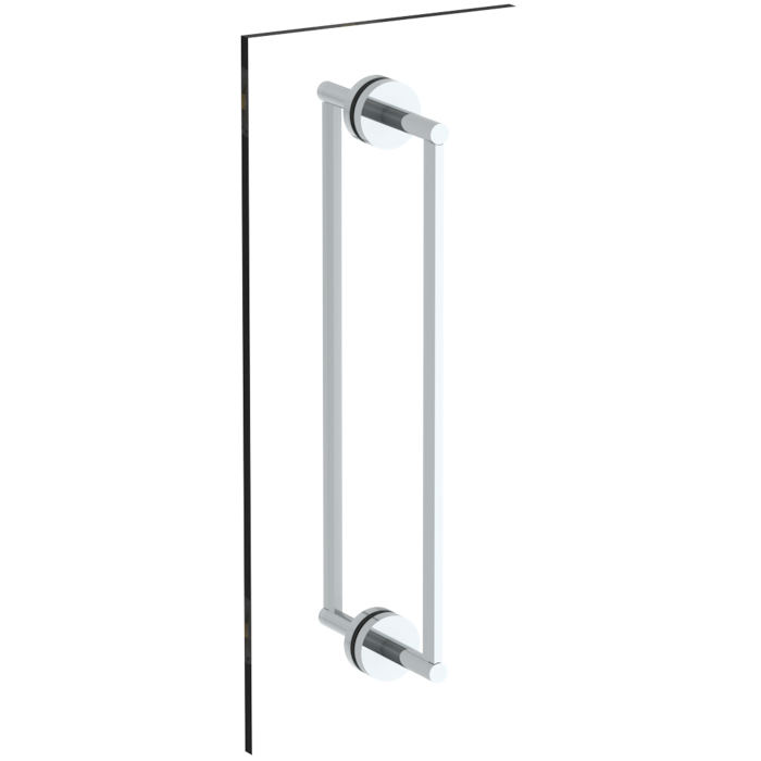 WATERMARK Brooklyn 31 Brooklyn 18" Double Shower Door Pull / Glass Mount Towel Bar 31-0.1-18DDP (ON SALE)