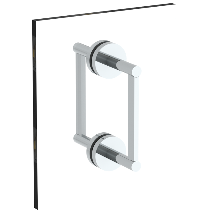 WATERMARK Brooklyn 31 Brooklyn 6" Double Shower Door Pull / Glass Mount Towel Bar 31-0.1-6DDP (ON SALE)