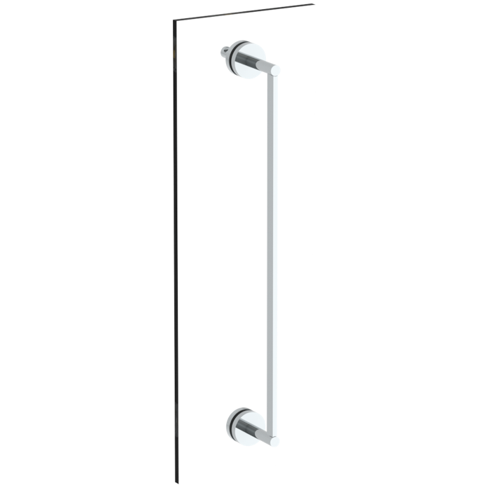 WATERMARK Brooklyn 31 Brooklyn 24" Shower Door Pull With Knob / Glass Mount Towel Bar with Hook 31-0.1A-SDP (ON SALE)