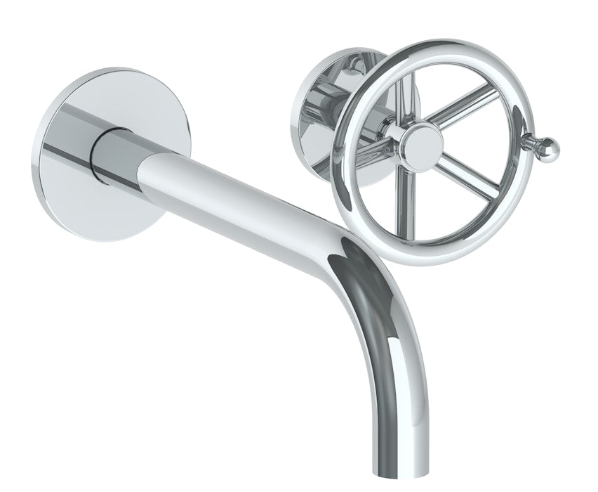 WATERMARK Brooklyn 31 Wall Mounted 2 Hole Lavatory Set with 8 3/4" Spout 31-1.2M-BKA1 (ON SALE)