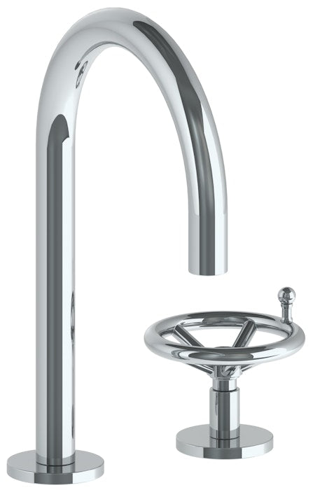 WATERMARK Brooklyn 31 Deck Mounted 2 Hole Gooseneck Spout Lavatory Set 31-1.3G-BKA1 (ON SALE)