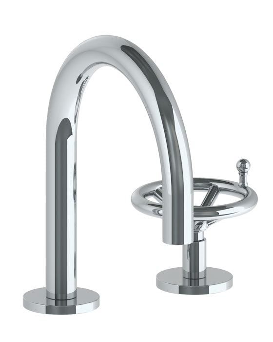 WATERMARK Brooklyn 31 Deck Mounted 2 Hole Gooseneck Lavatory Set 31-1.3GS-BKA1 (ON SALE)