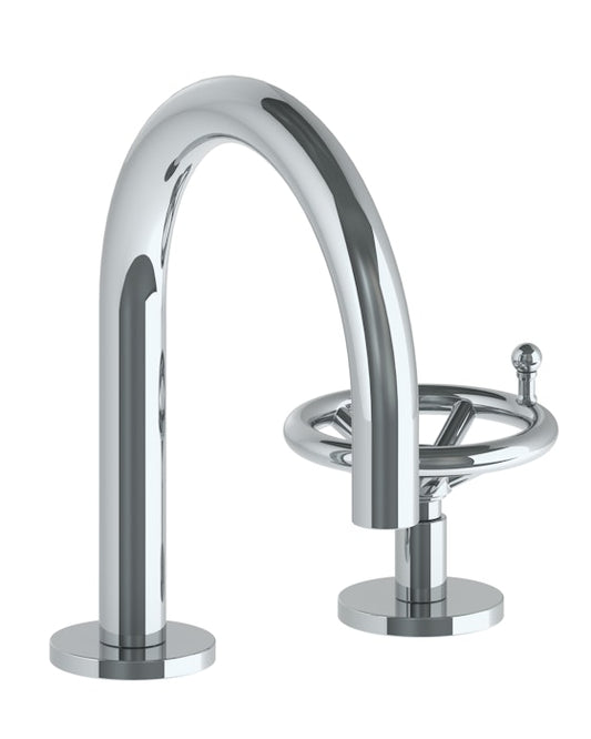 WATERMARK Brooklyn 31 Deck Mounted 2 Hole Gooseneck Lavatory Set 31-1.3GS-BKA1 (ON SALE)