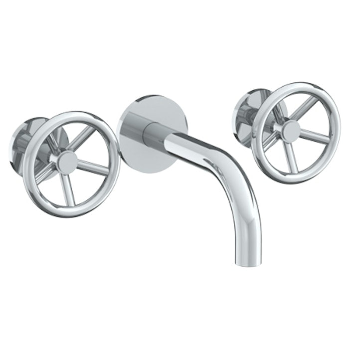 WATERMARK Brooklyn 31 Wall Mounted 3 Hole Lavatory Set with 8 3/4" Spout 31-2.2M-BK (ON SALE)