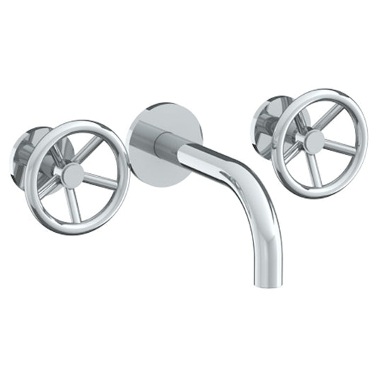 WATERMARK Brooklyn 31 Wall Mounted 3 Hole Lavatory Set with 8 3/4" Spout 31-2.2M-BK (ON SALE)