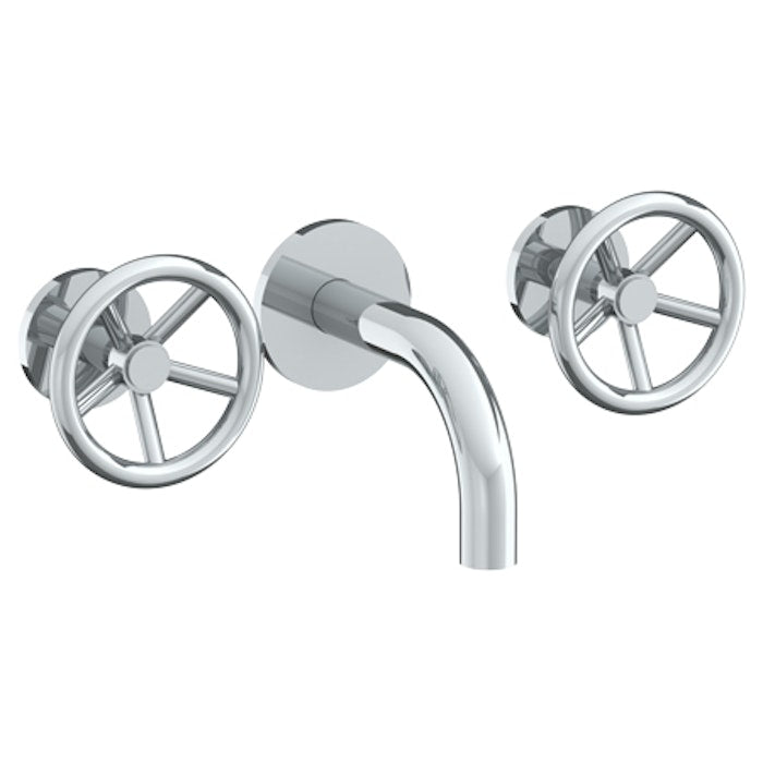 WATERMARK Brooklyn 31 Wall Mounted 3 Hole Lavatory Set with 6" Spout 31-2.2S-BK (ON SALE)