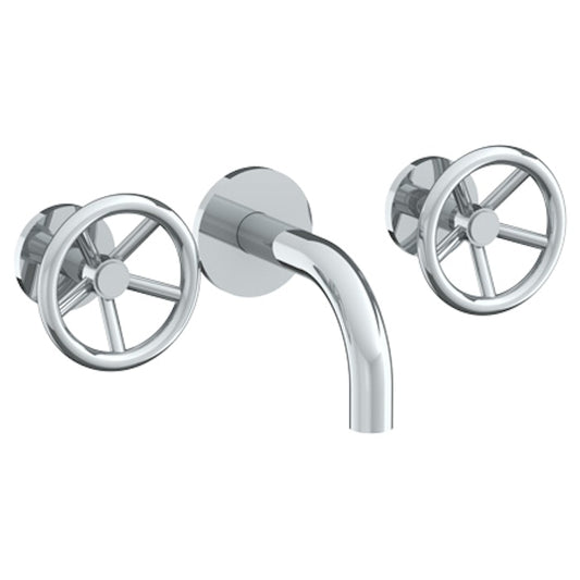 WATERMARK Brooklyn 31 Wall Mounted 3 Hole Lavatory Set with 6" Spout 31-2.2S-BK (ON SALE)
