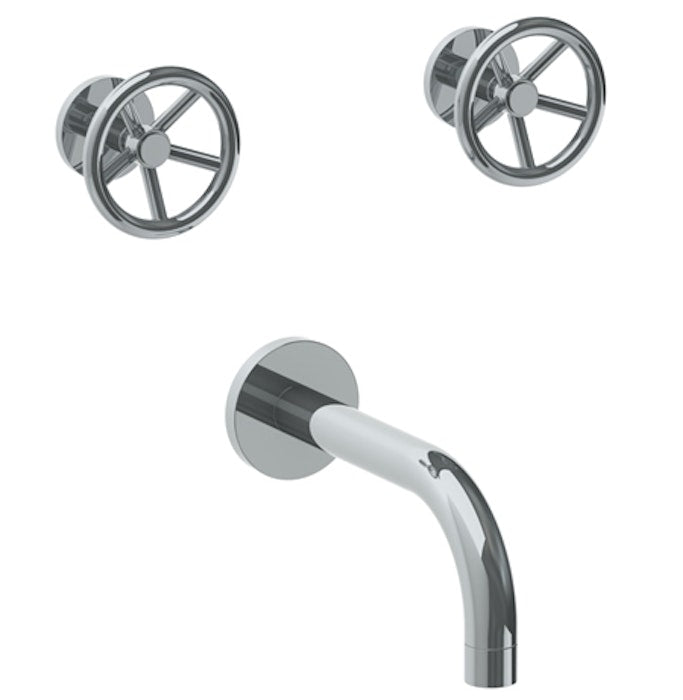 WATERMARK Brooklyn 31 Wall Mounted 3 Hole Bath Set 31-5-BK (ON SALE)