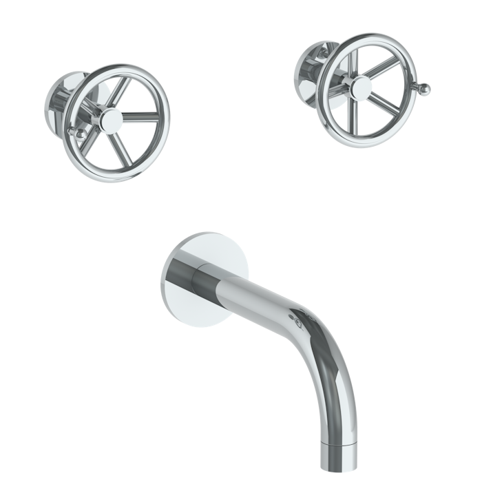WATERMARK Brooklyn 31 Wall Mounted 3 Hole Bath Set 31-5-BKA1 (ON SALE)